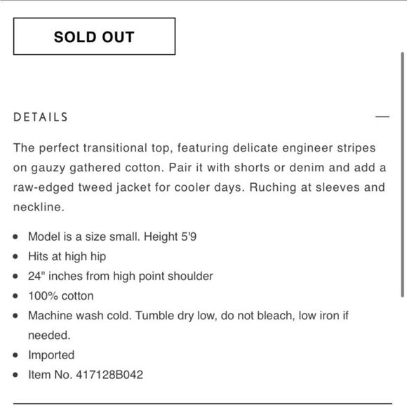 REVOLVE La Vie Rebecca Taylor striped smocked blouse - Picture 4 of 10